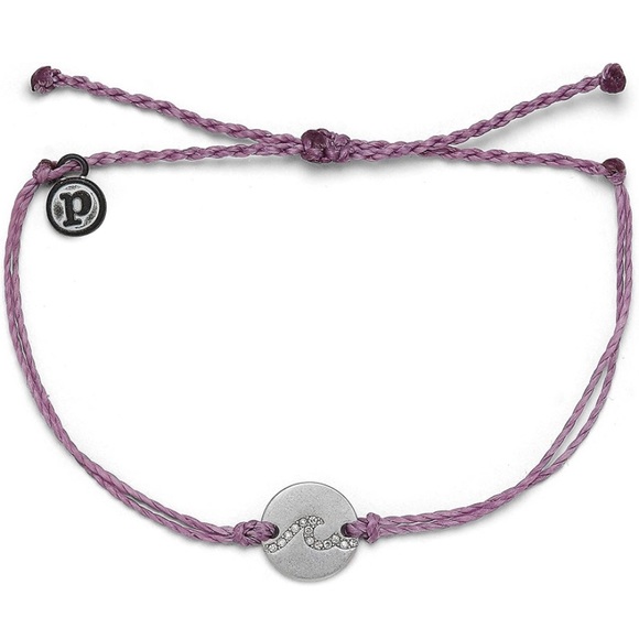UNISEX - NEW - PUTA VITA PAVE WAVE COIN CHARM in LAVENDER. Comes with free gift - Picture 1 of 9